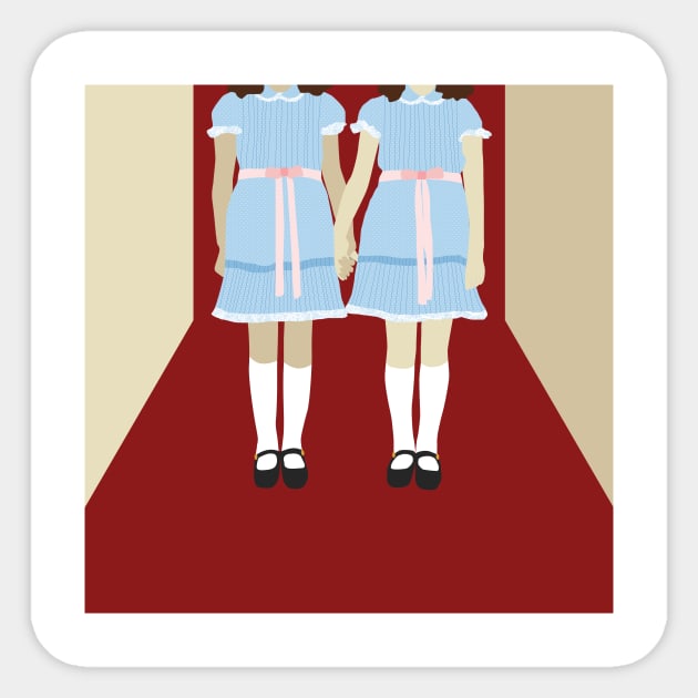 The Grady Twins Sticker by Gothenburg Print